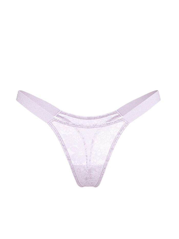 Мереживні трусики тонг PINK Wink Bling Lace Micro Thong Panty - Зображення 3