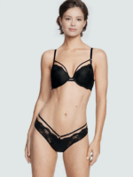 Відкриті трусики Victoria's Secret Very Sexy Fishnet Leather Open Back Brazilian - Зображення 2