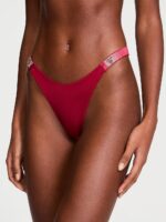 Трусики тонг Вікторія Сікрет Very Sexy Shine Strap Lace Thong Panty