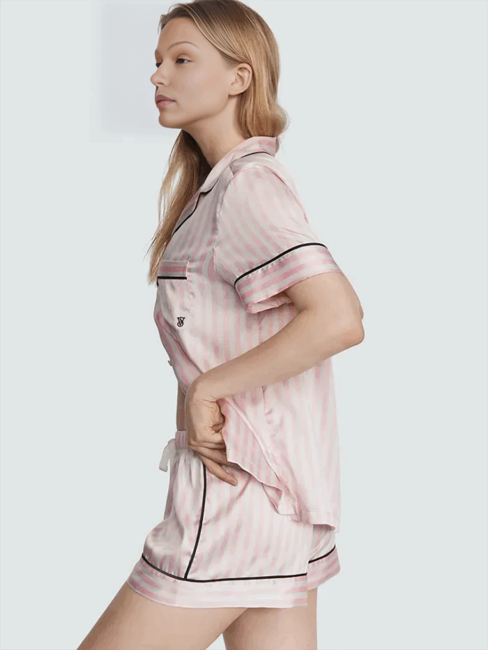 Піжама Victoria's Secret Satin Short Pajama Set - Зображення 2