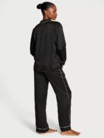 Атласна піжама VICTORIA'S SECRET Satin Long PJ Set - Зображення 2