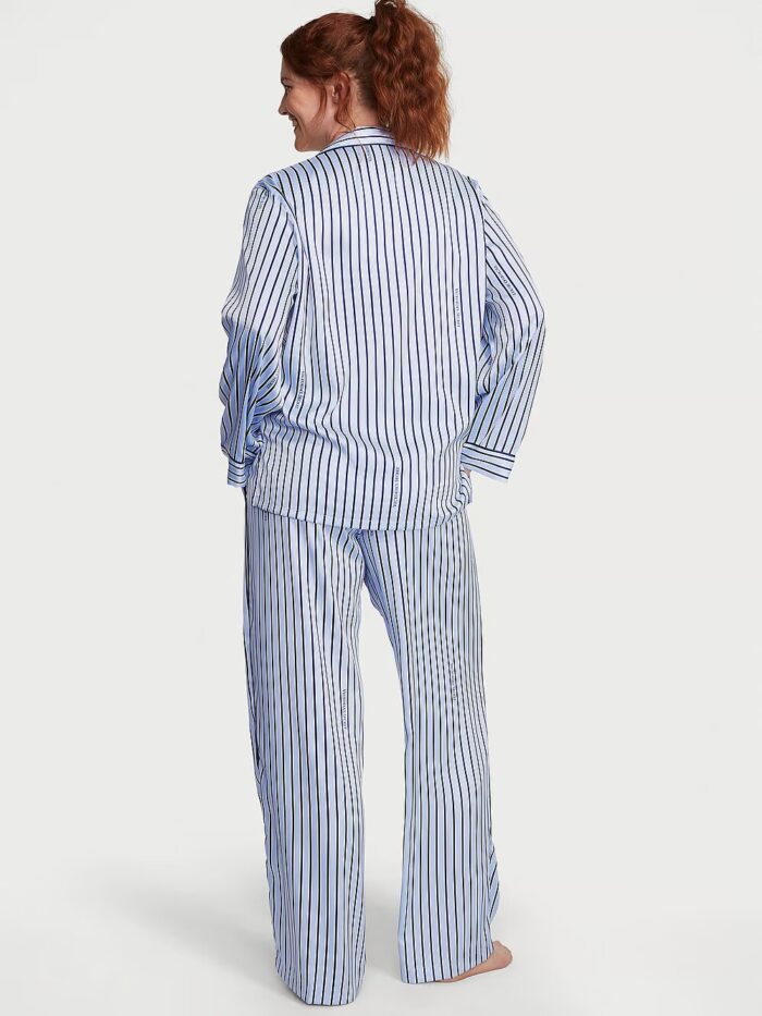 Атласна піжама Victoria's Secret Satin Long Pajama Set - Зображення 2