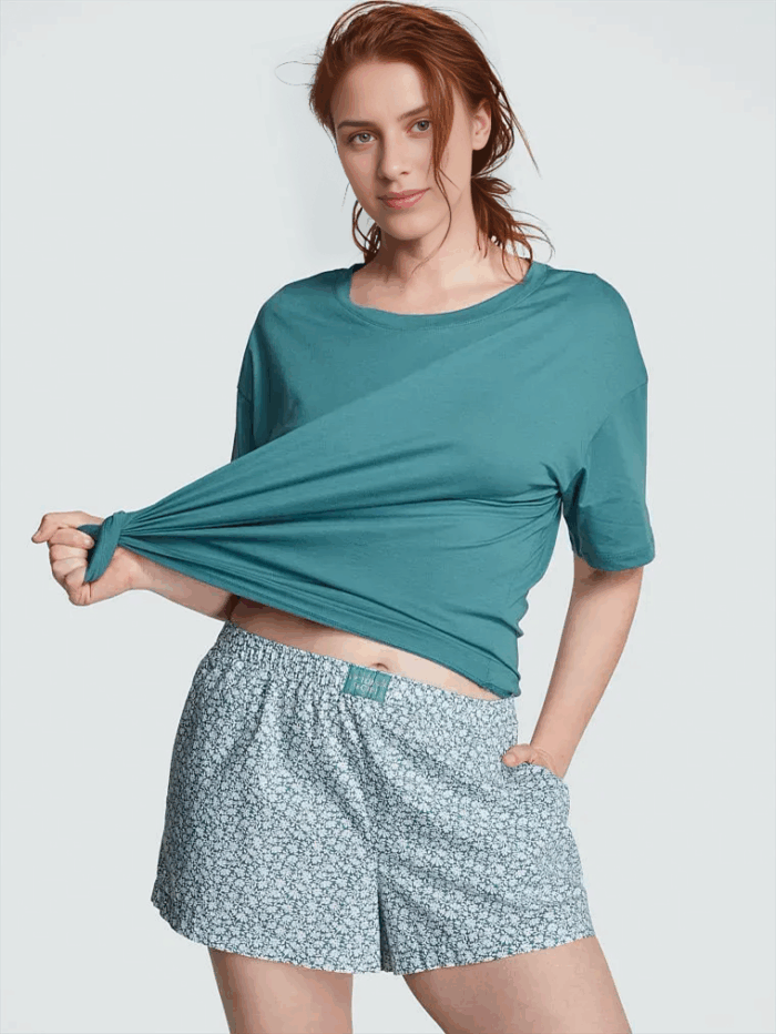 Піжама Victoria's Secret Cotton Short Tee-jama Set - Зображення 1