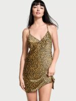 Атласний пеньюар Satin Open-Back Slip Victoria's Secret