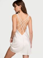 Атласний пеньюар Victoria's Secret Scattered Shine Strap Satin Strappy-Back - Зображення 2