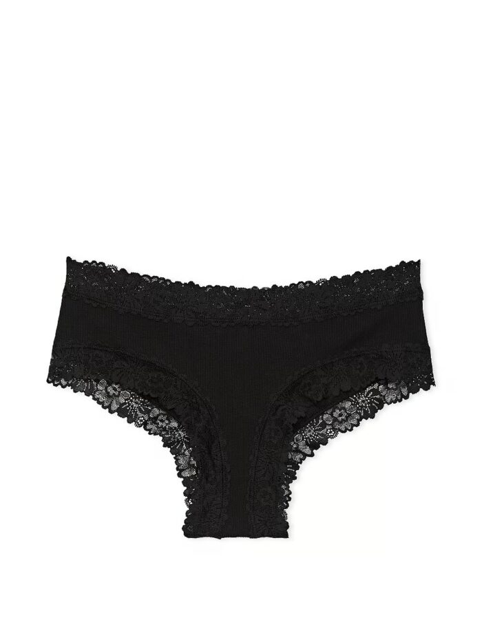 Бавовняні трусики чіки PINK Wink Lace-Trim Cheeky Panty - Зображення 3