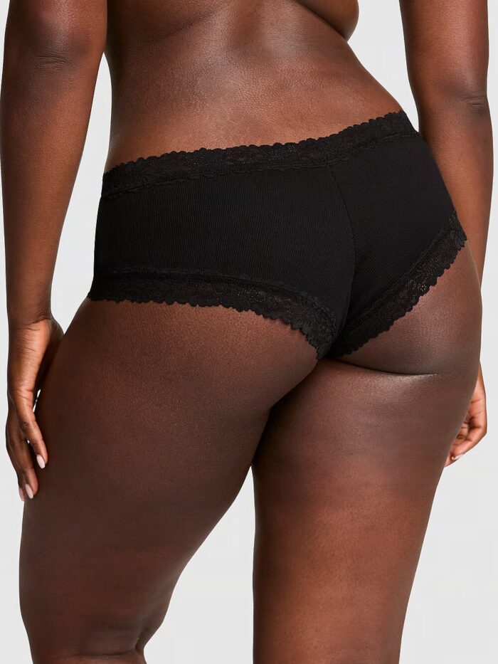 Бавовняні трусики чіки PINK Wink Lace-Trim Cheeky Panty - Зображення 2