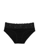 Бавовняні трусики хіпхагер Victoria's Secret Lace Waist Cotton Hiphugger Panty - Зображення 3