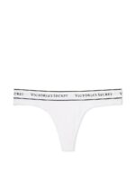 Бавовняні трусики тонг Victoria's Secret Logo Cotton Thong Panty - Зображення 3