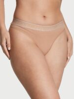 Бавовняні трусики тонг Victoria's Secret Logo Cotton Thong Panty