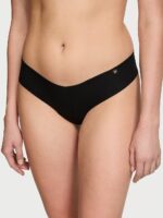 Бавовняні трусики тонг Victoria's Secret No-Show Cotton Thong Panty