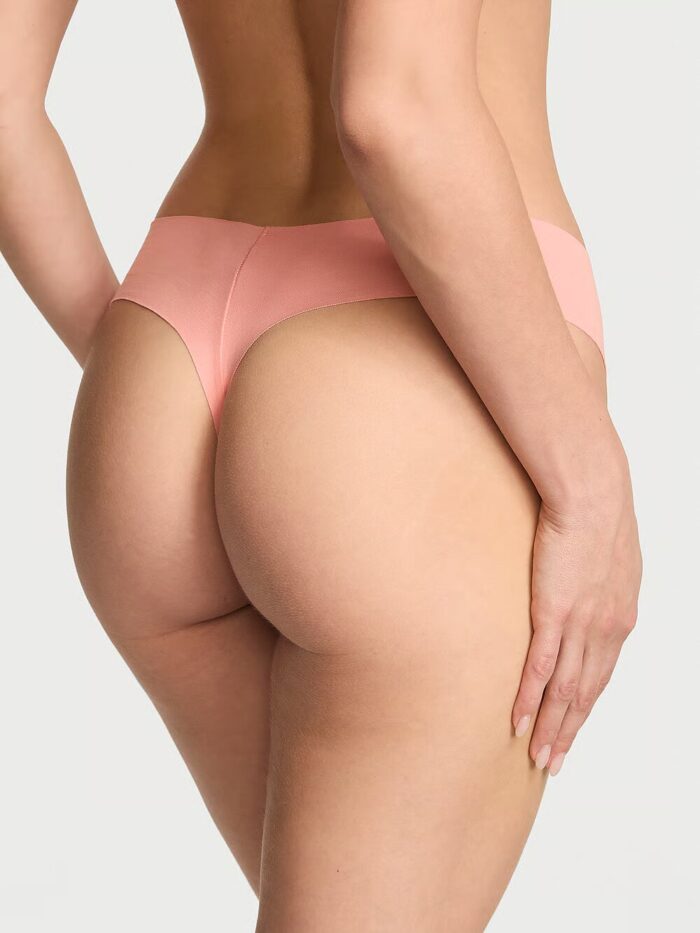 Бавовняні трусики тонг Victoria's Secret No-Show Cotton Thong Panty - Зображення 2