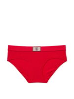 Бавовняні трусики Victoria's Secret Cotton Shine Patch Hiphugger Panty (червоні) — изображение 3
