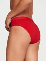 Бавовняні трусики Victoria's Secret Cotton Shine Patch Hiphugger Panty (червоні) — изображение 2