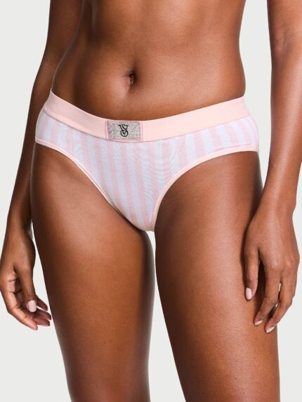 Бавовняні трусики Victoria's Secret Cotton Shine Patch Hiphugger Panty