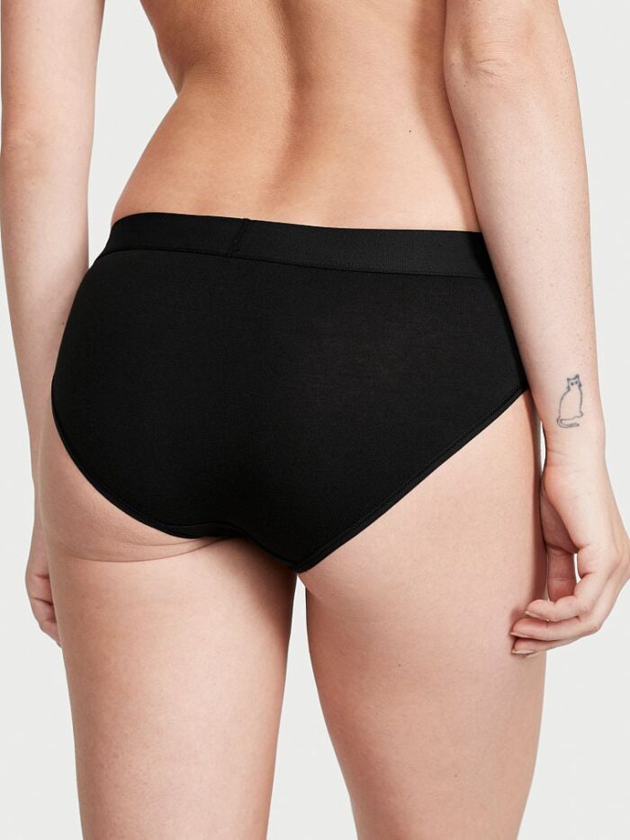 Бавовняні трусики Victoria's Secret Cotton Shine Patch Hiphugger Panty - Зображення 2