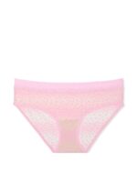Мереживні трусики Victoria's Secret Logo Flocked Hearts Hiphugger Panty - Зображення 3