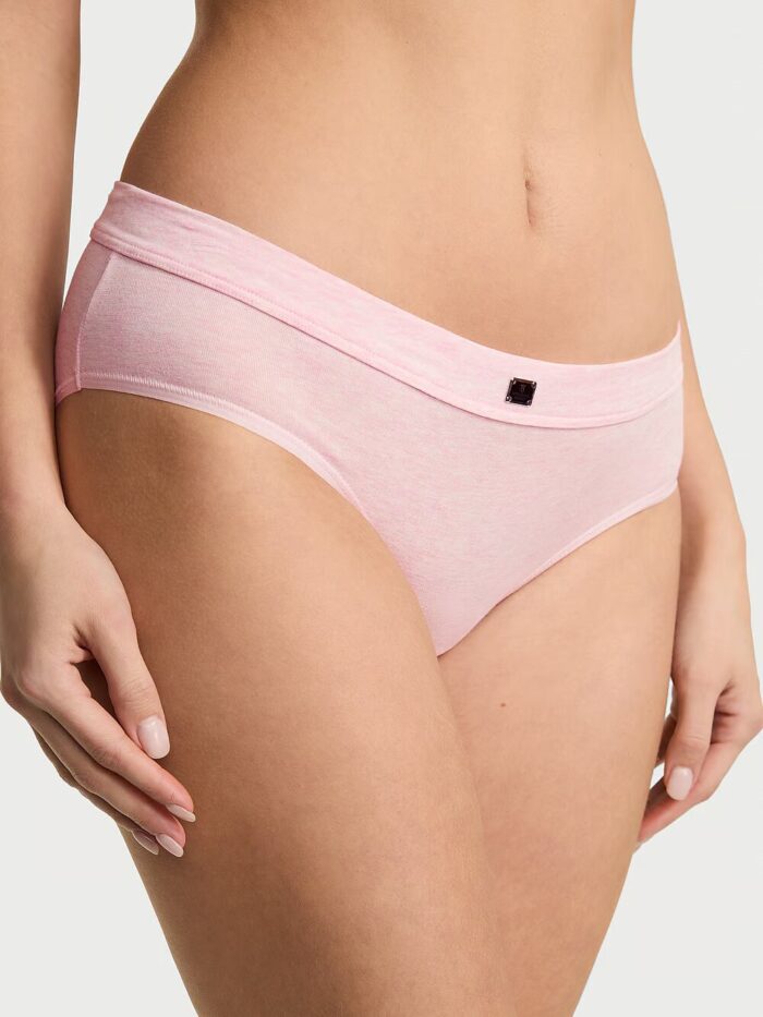 Бавовняні трусики Victoria's Secret Logo Cotton Hiphugger Panty - Зображення 1