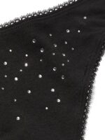 Бавовняні трусики Victoria's Secret Stretch Cotton Scatter Shine High-Leg Scoop Thong Panty - Зображення 4