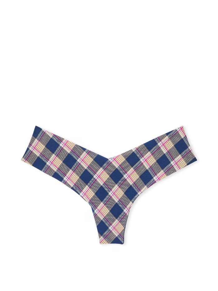 Безшовні трусики тонг PINK No-Show High-Leg Thong Panty - Зображення 3