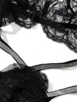 Боді Victoria's Secret Very Sexy Lace Triangle Chain Shine Strap Teddy - Зображення 3