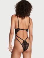 Боді Victoria's Secret Very Sexy Lace Triangle Chain Shine Strap Teddy - Зображення 2