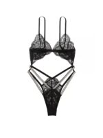 Боді Victoria's Secret Very Sexy Lace Triangle Chain Shine Strap Teddy - Зображення 4