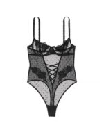 Боді Victoria's Secret Very Sexy Sheer Rose Dot Unlined Balconette Teddy - Зображення 4