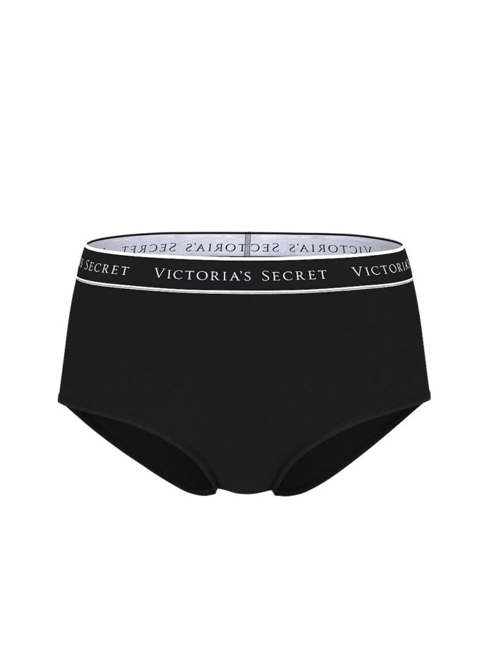 Бавовняні трусики Victoria's Secret Cotton Logo Cotton Modern Brief Panty — изображение 3