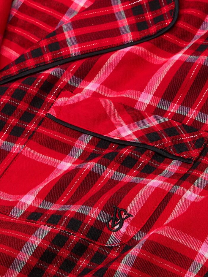 Фланелева піжама VICTORIA'S SECRET Flannel Long PJ Set - Зображення 3