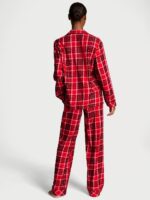 Фланелева піжама VICTORIA'S SECRET Flannel Long PJ Set - Зображення 2