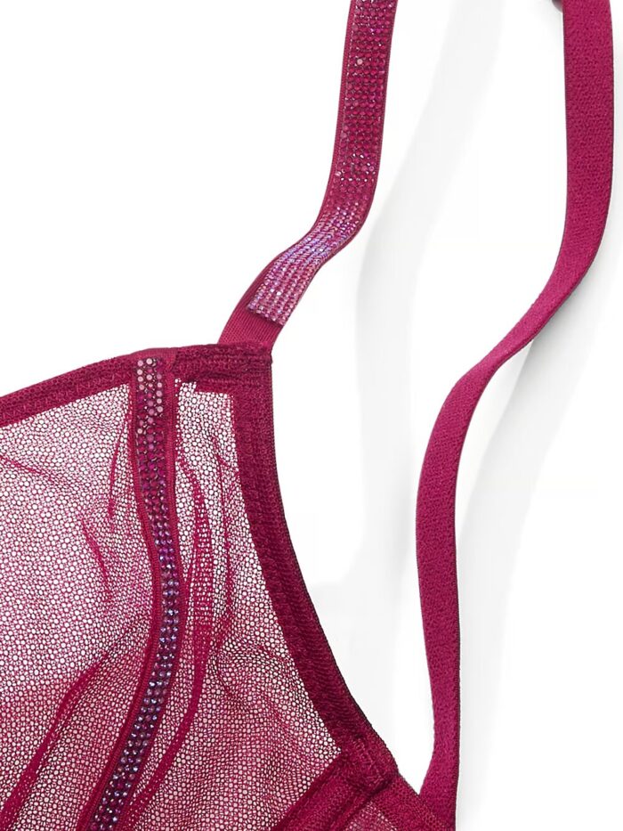 Комплект білизни Victoria's Secret Very Sexy Sheer Shine Unlined Low-Cut Demi Bra - Зображення 8