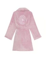 Короткий халат від Victoria's Secret Logo Short Cozy Robe - Зображення 4
