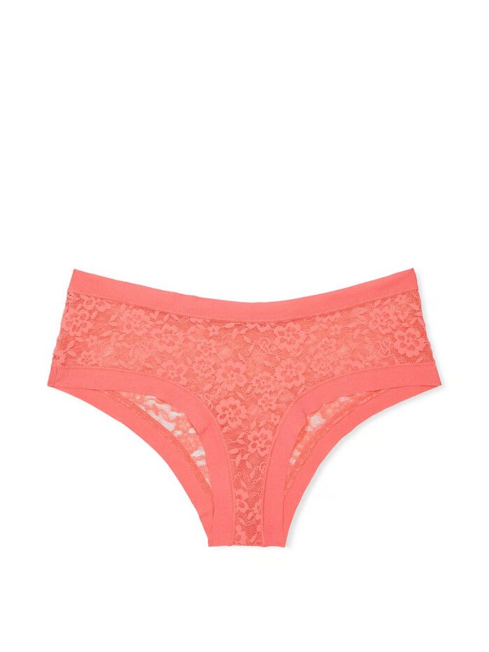 Мереживні безшовні трусики чіки No-Show No-Show Lace Cheeky Panty - Зображення 3