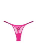 Трусики тонг Вікторія Сікрет Very Sexy Flirty Mesh Shine Strap Thong Panty - Зображення 4