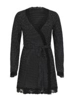Халат трикотажний Victoria's Secret Modal Lace-Trim Robe - Зображення 3
