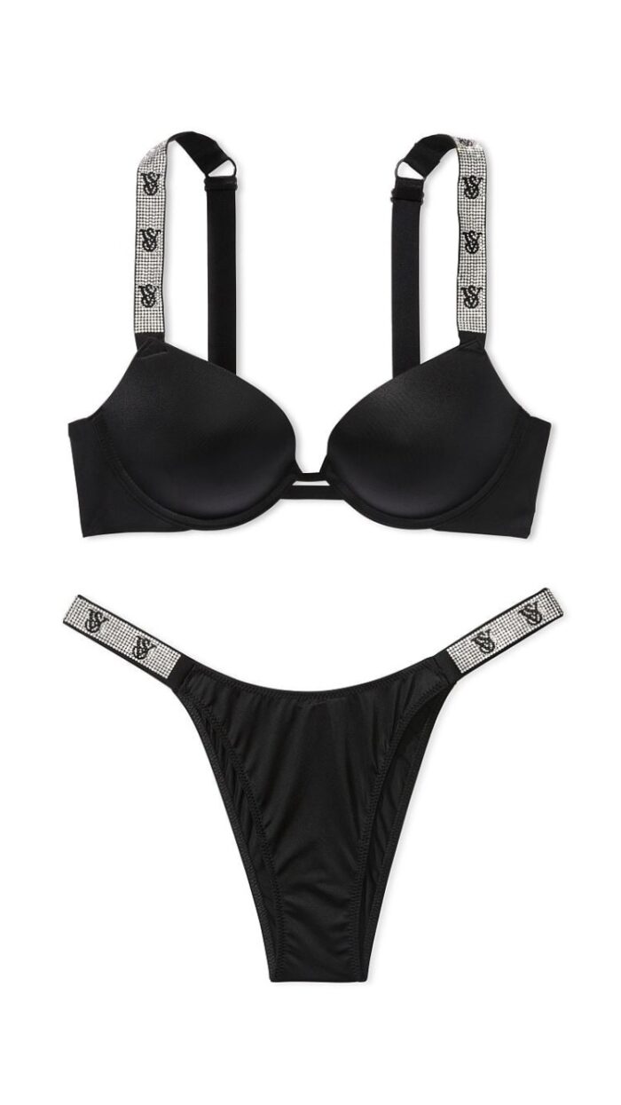 Комплект білизни Victoria's Secret Very Sexy Shine Strap Push-Up Bra - Зображення 1