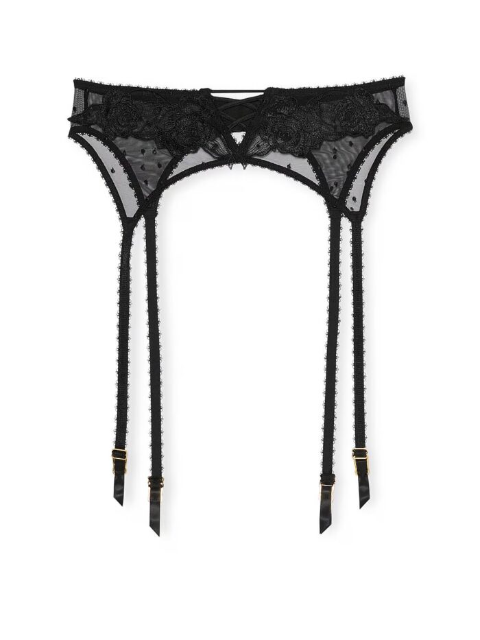 Комплект білизни з поясом Victoria's Secret Very Sexy Sheer Rose Dot Quarter - Зображення 6