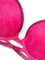Комплект Вікторія Сікрет Very Sexy Shine Cradle Lace Push-Up Bra+Thong Panty - Зображення 7