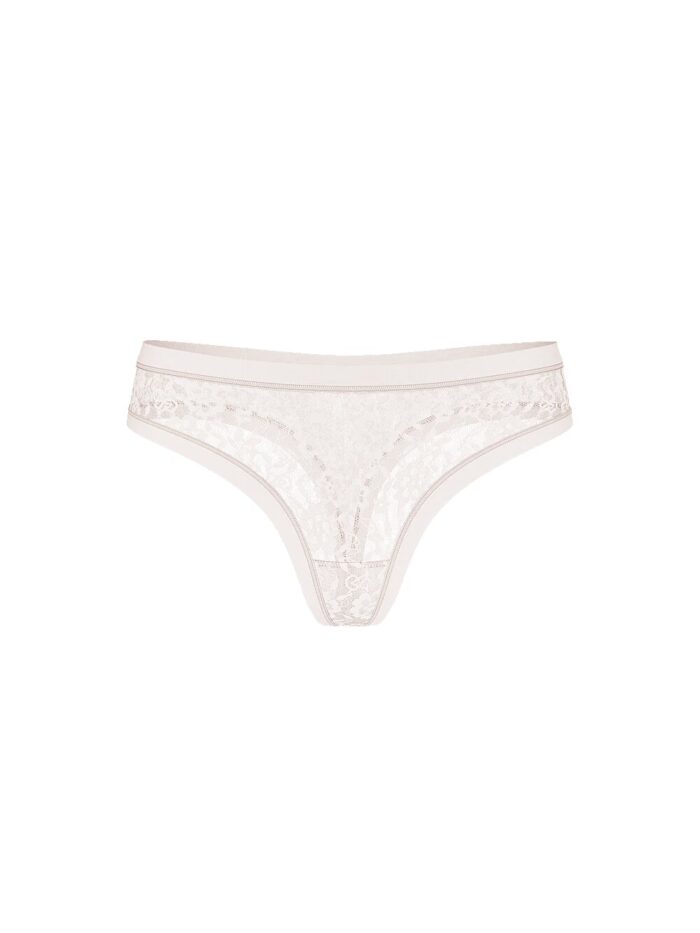 Мереживні безшовні трусики тонг No-Show No-Show Lace Thong Panty - Зображення 3