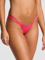 Мереживні трусики тонг PINK Wink Bling Lace Micro Thong Panty