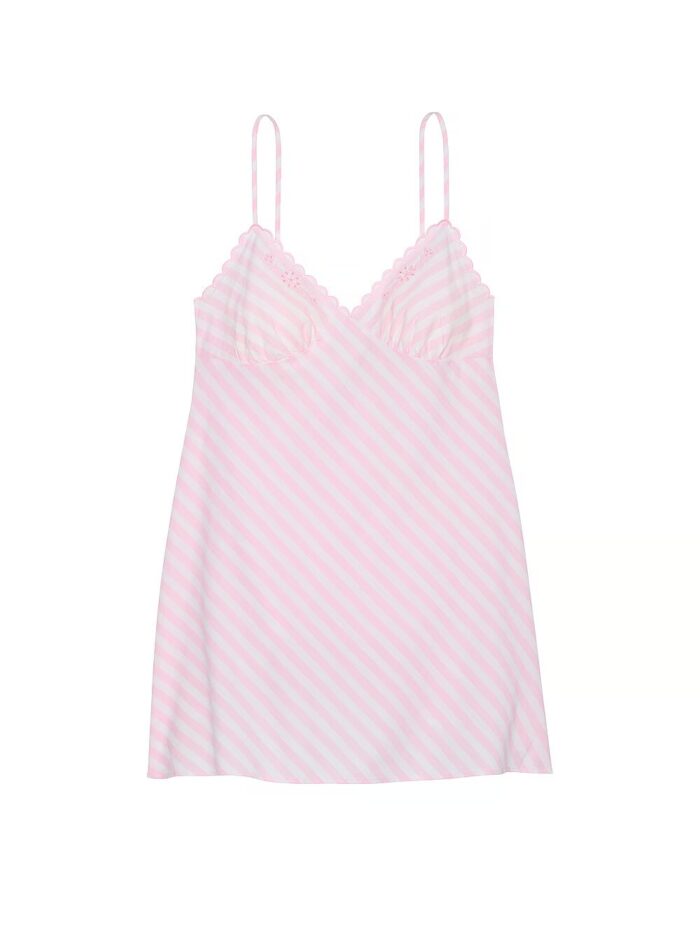 Нічна сорочка Victoria's Secret Heritage Cotton Eyelet Slip Dress - Зображення 3