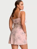 Нічна сорочка Victoria's Secret Modal Lace-Trim Sweetheart Slip Dress - Зображення 2