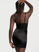 Пеньюар Victoria's Secret Shimmer Heart Embroidery Strappy Satin Slip - Зображення 2