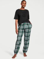 Піжама Victoria's Secret Flannel Jogger Tee-jama