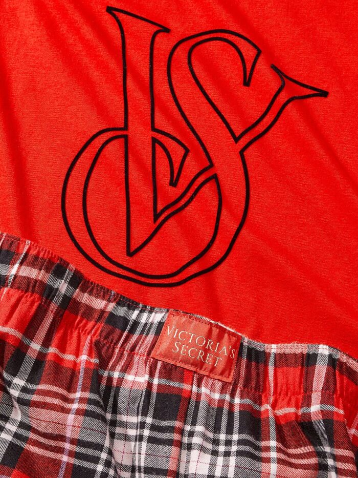 Піжама Victoria's Secret Flannel Jogger Tee-jama - Зображення 4