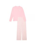 Піжама Victoria's Secret Flannel Long-Sleeve Tee-Jama Set - Зображення 3