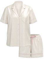 Піжама Victoria's Secret Glazed Satin Heart Short Pajama Set - Зображення 4