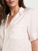 Піжама Victoria's Secret Glazed Satin Heart Short Pajama Set - Зображення 3