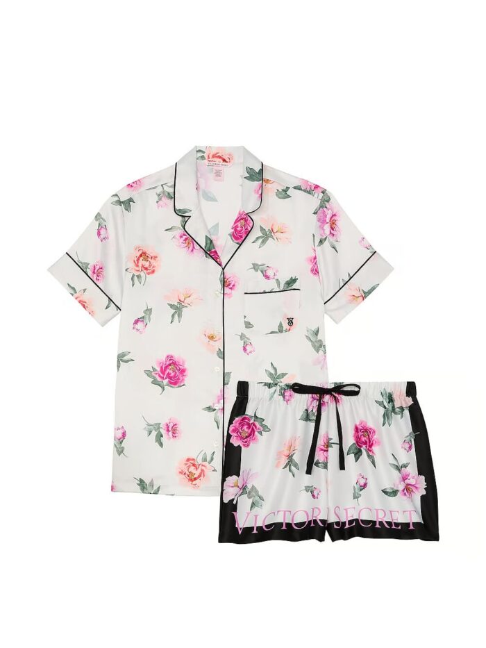Піжама Victoria's Secret Satin Short Pajama Set - Зображення 3